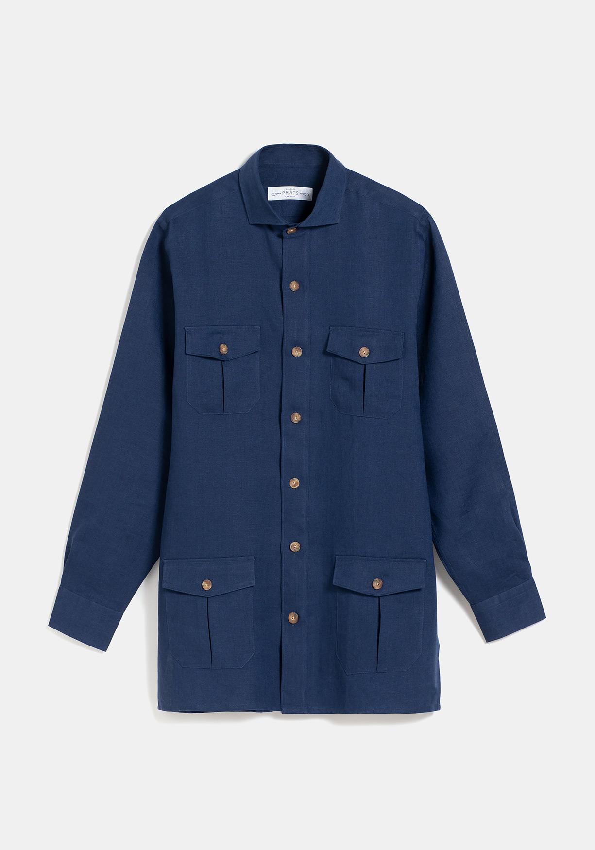 GUAYABERA LINO MARINO