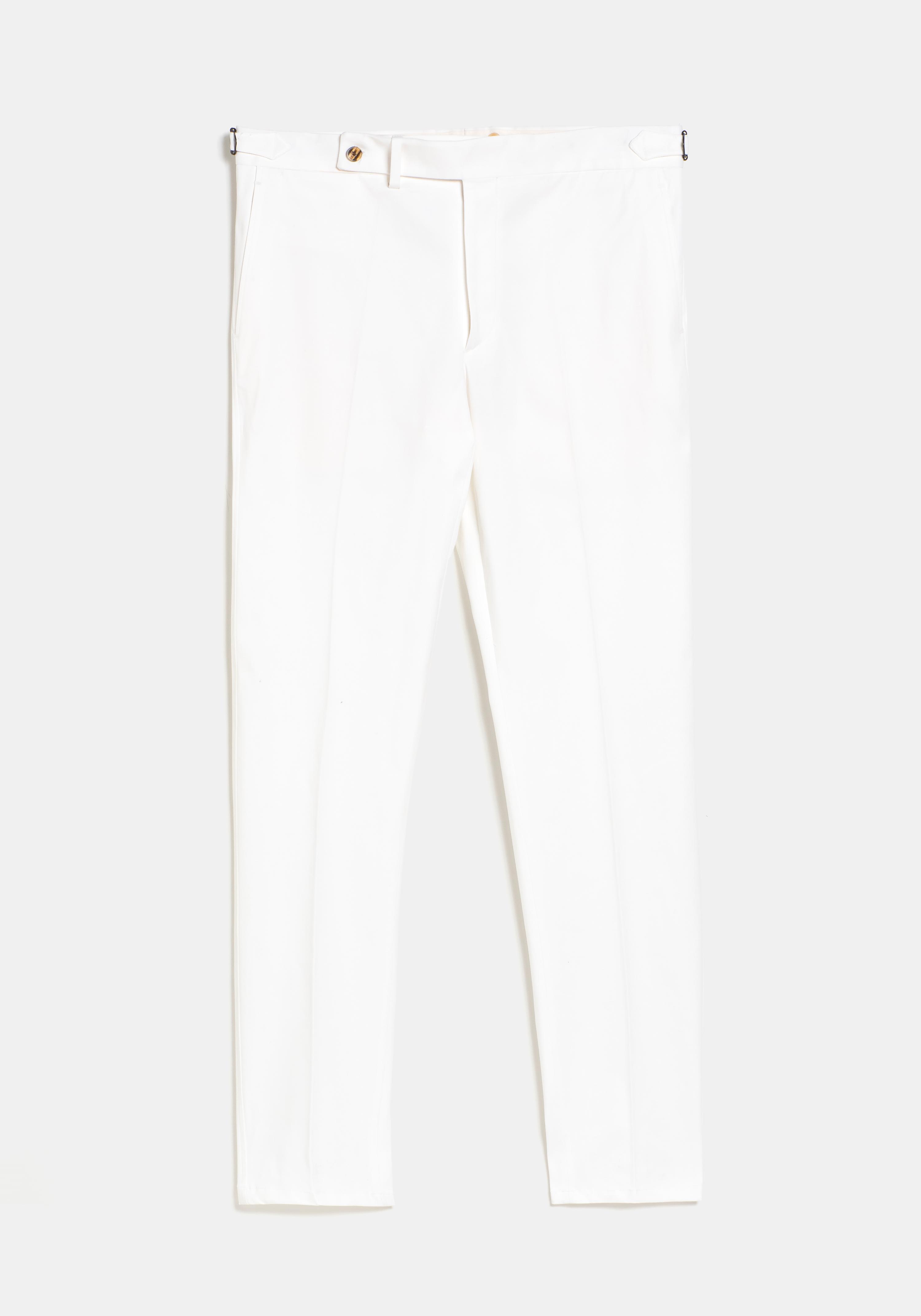 PANTALÓN ALGODON BLANCO CEÑIDOR