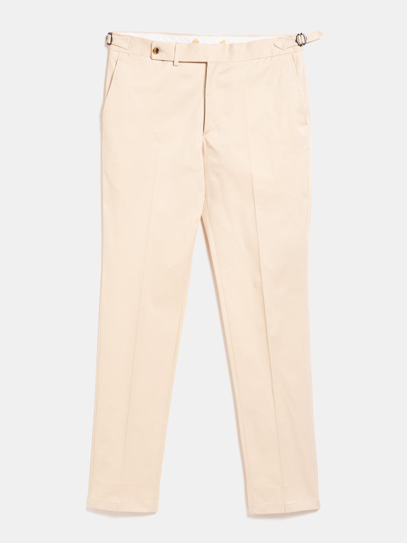 PANTALON ALGODON BEIGE CEÑIDOR