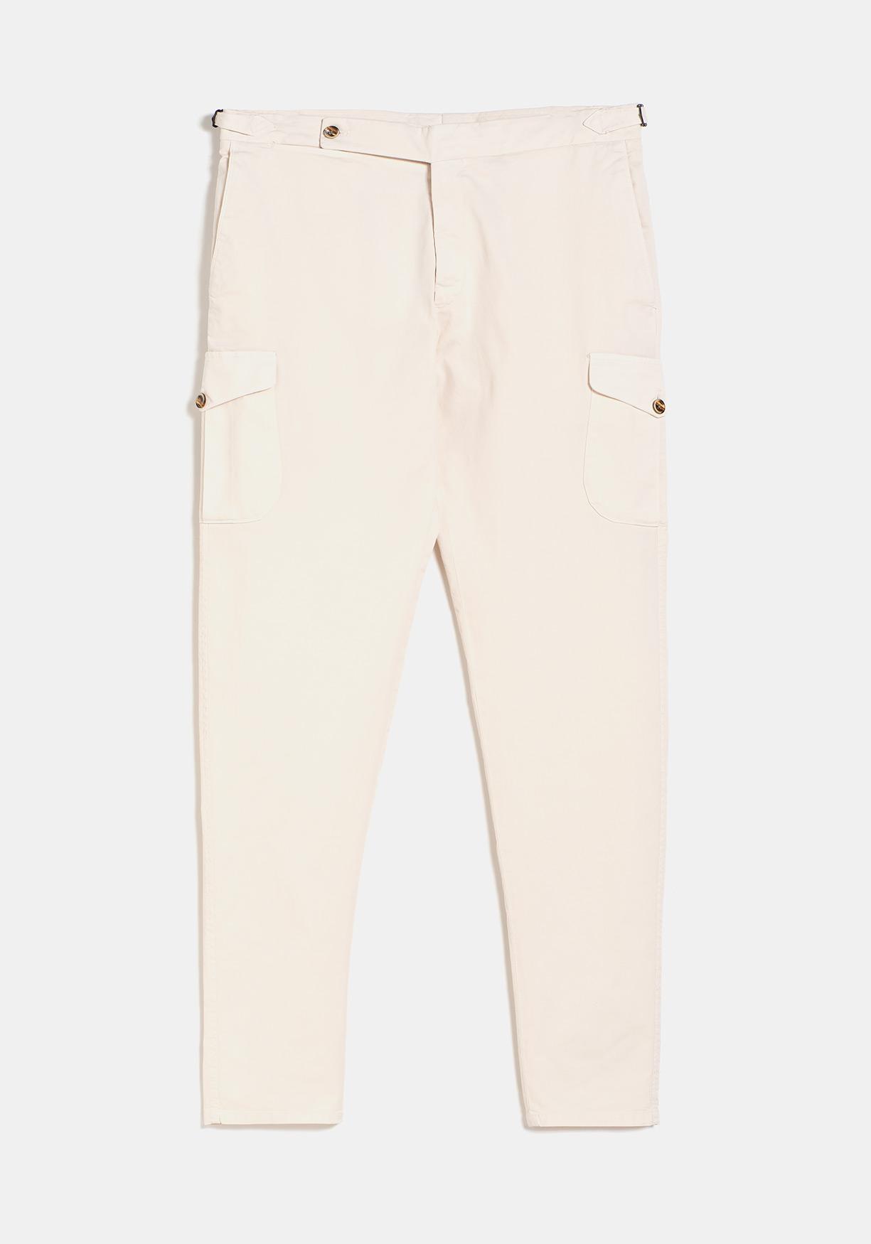 PANTALON CARGO ALGODÓN PPT CEÑIDOR PLANO