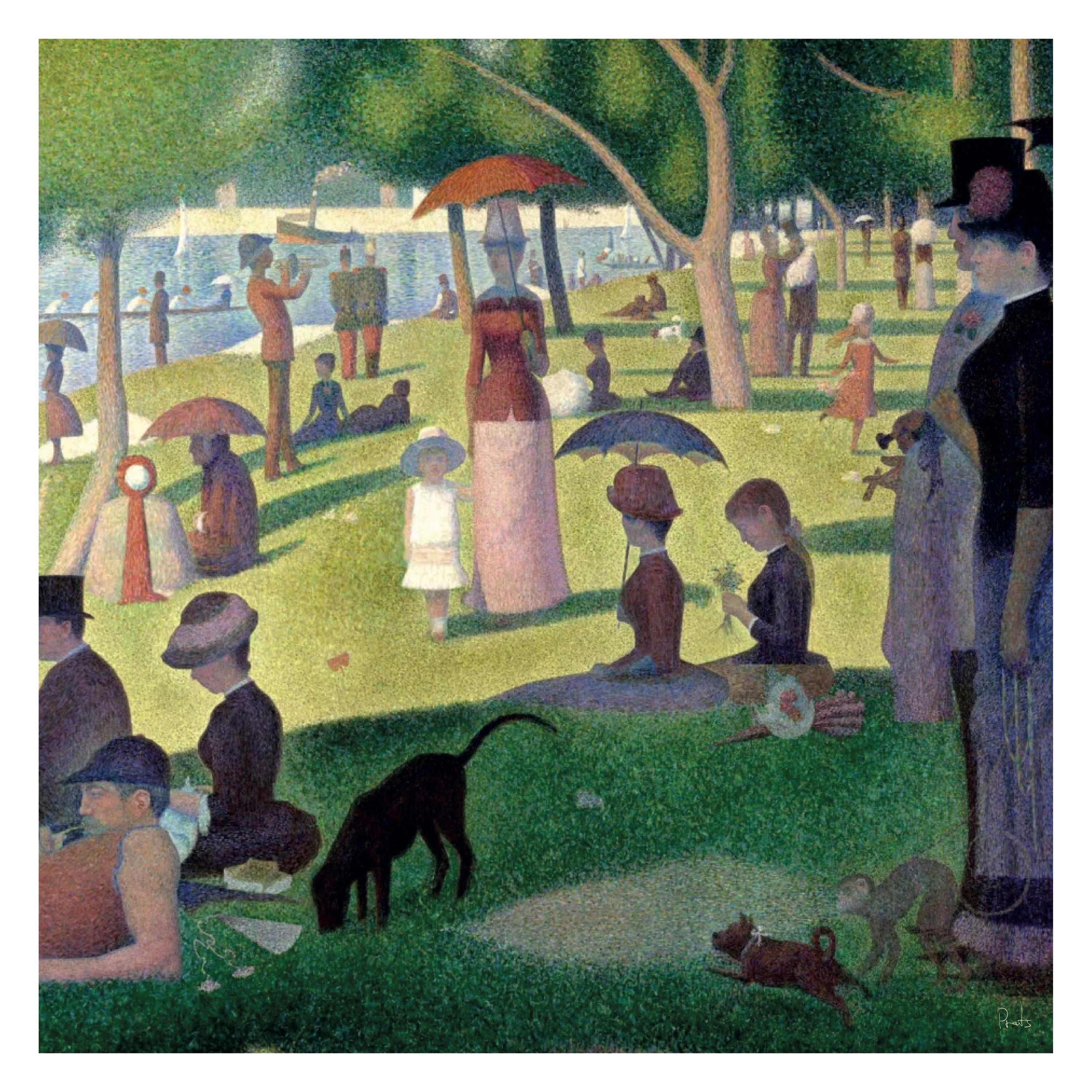 PAÑUELO - DOMINGO - SEURAT