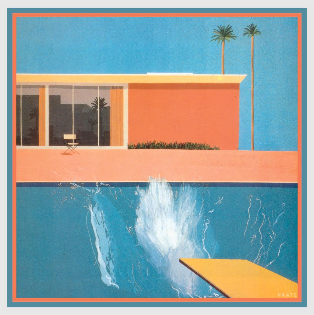PAÑUELO - A BIGGER SPLASH - DAVID HOCKNEY
