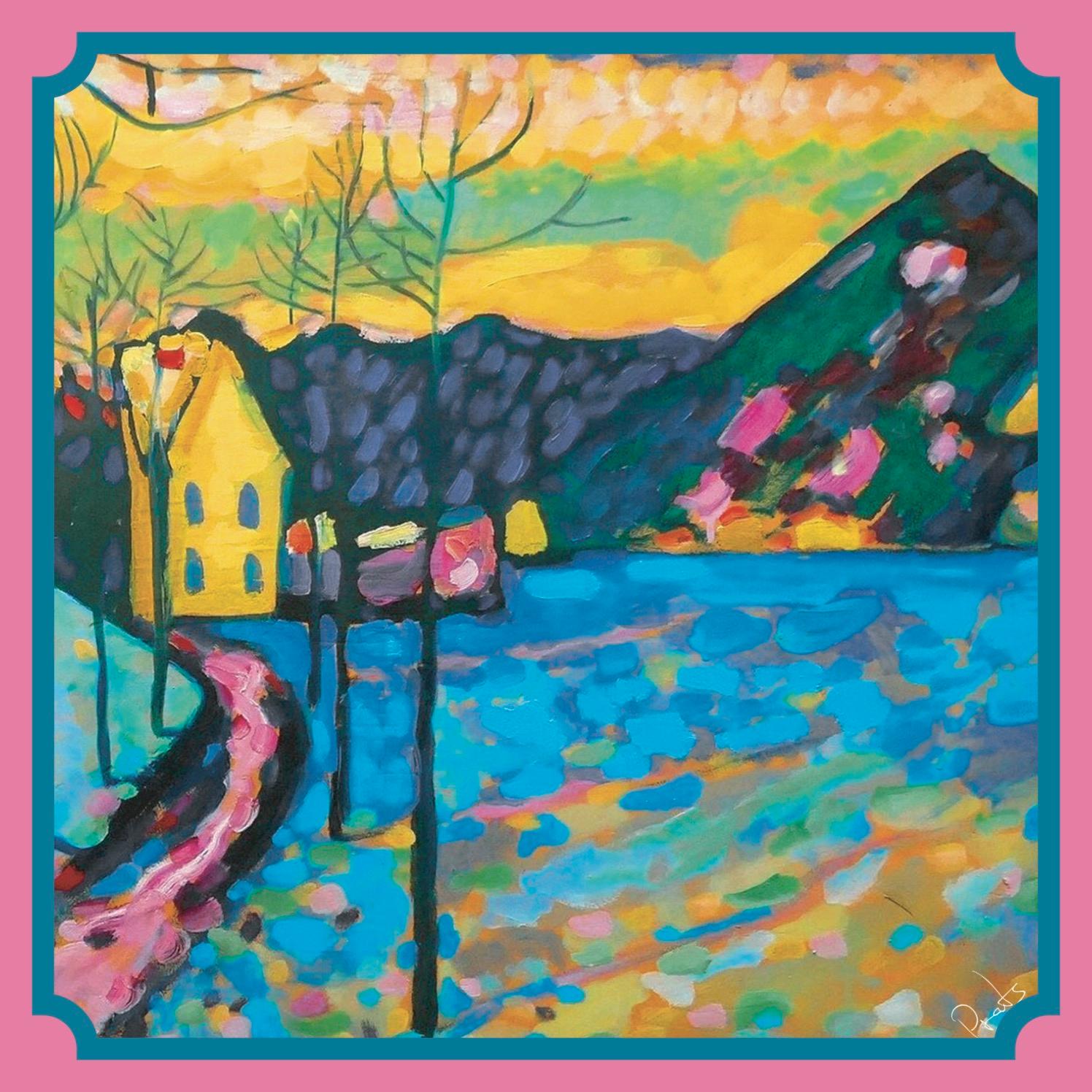 PAÑUELO - INVIERNO I - WASSILY KANDINSKY